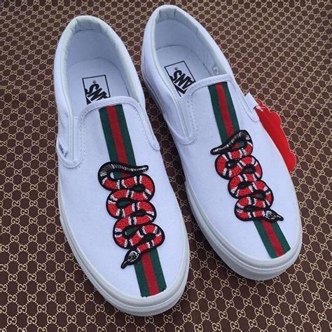 gucci vans logo|vans slip on gucci.